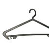100 Black Laundry Hangers 40cm